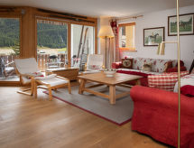 Luxe 4-persoons appartement in Silvaplana, 500m van meer en op 2km van skilift - thumbnail 2