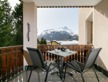 Knus appartement in Surlej, direct aan de piste en vlakbij het meer - thumbnail 1