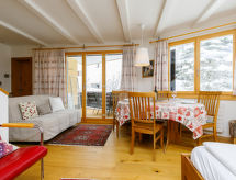 Knus appartement voor 2 aan de skipiste in Silvaplana-Surlej - thumbnail 2