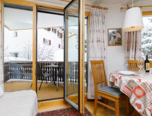 Knus appartement voor 2 aan de skipiste in Silvaplana-Surlej - thumbnail 6