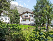 Compact 4-persoons appartement aan de skipiste in Sils Maria - thumbnail 1