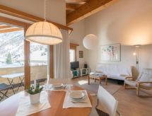 Chesa Cravunera: Sfeervol appartement aan de skipiste in Sils Maria - thumbnail 2