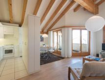 Chesa Cravunera: Sfeervol appartement aan de skipiste in Sils Maria - thumbnail 3