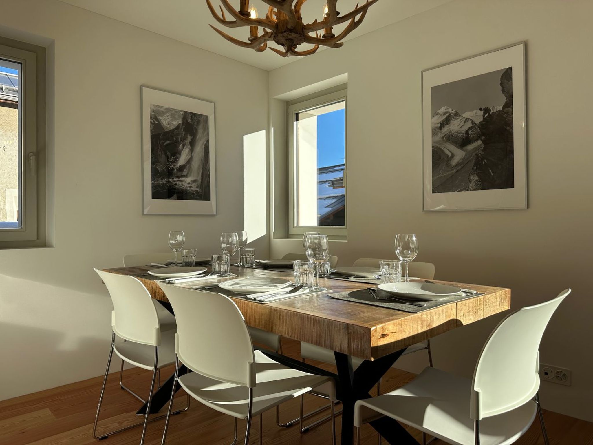 Terrassa-Wohnung: Sonnenterrasse, Wellness und alpiner Charme