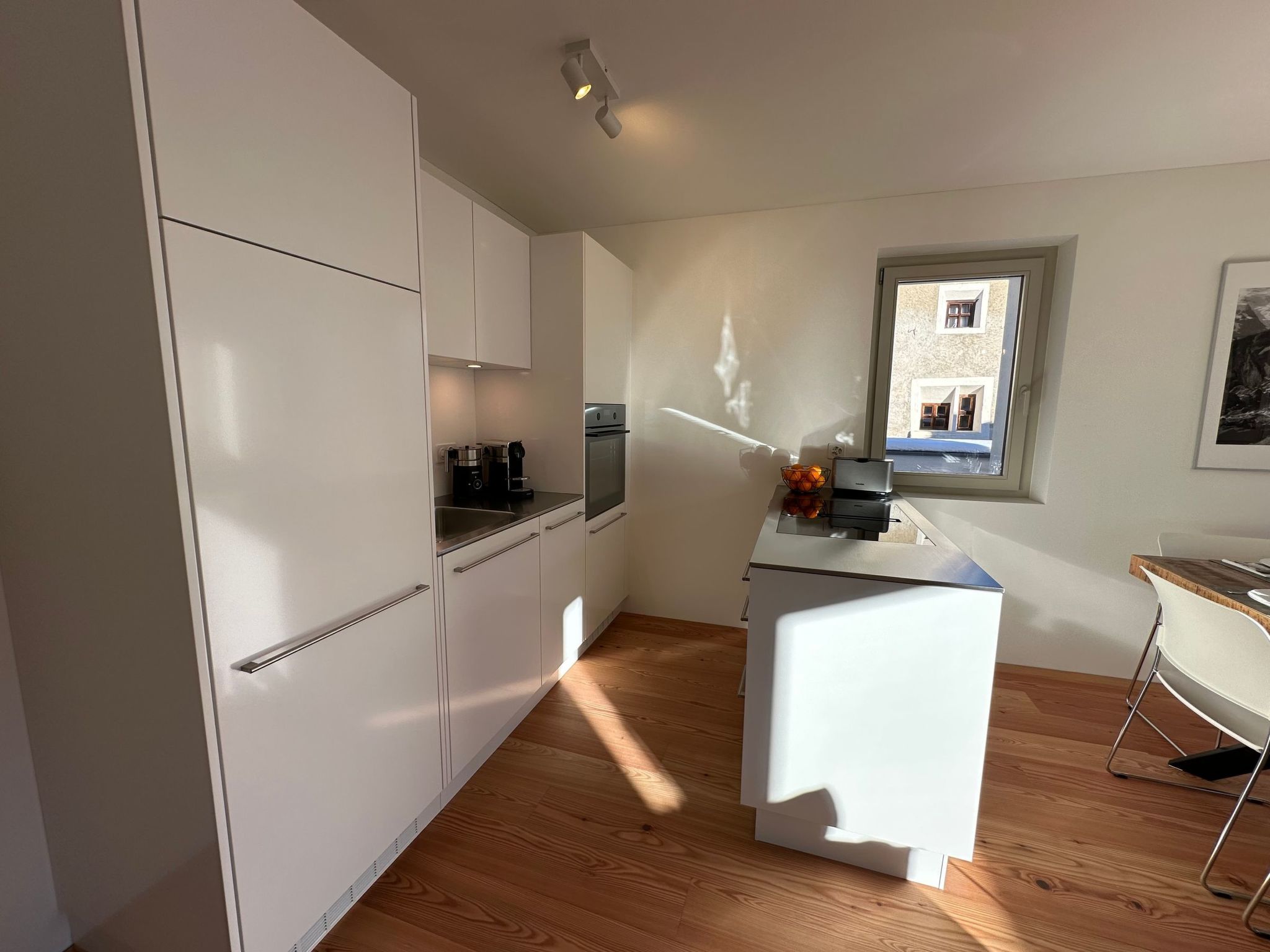 Chesa Unica - Terrassa mit Wellness