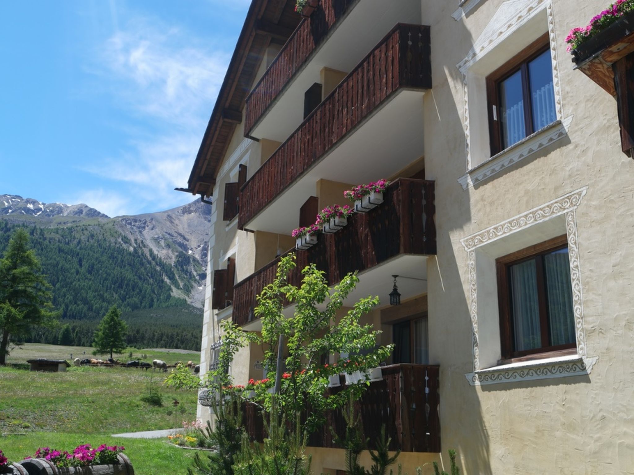 Ferienhaus in Tschierv (Schweiz) und 1 Hund erlaubt