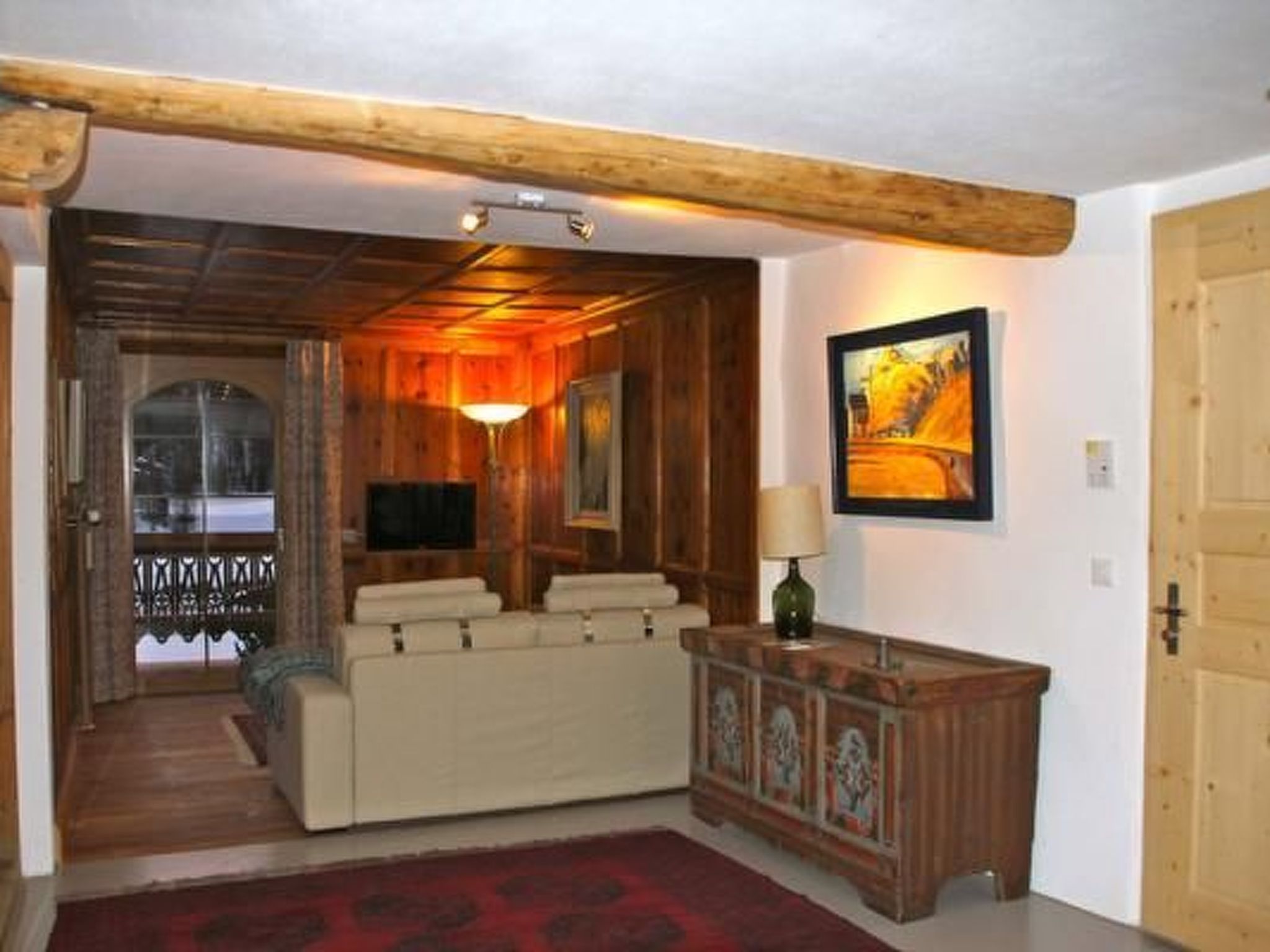 Appartement Chasa Gallas, (Tschierv) – Séjour, photo 5 sur 14