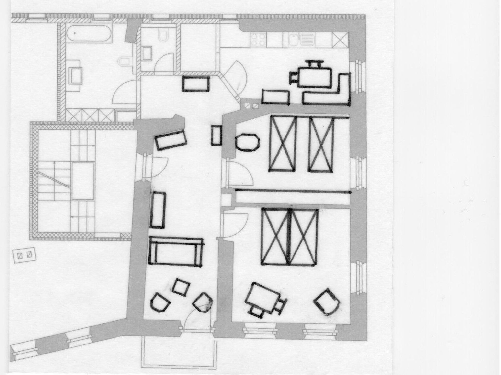 Appartement Chasa Gallas, (Tschierv) – Plan, photo 14 sur 14