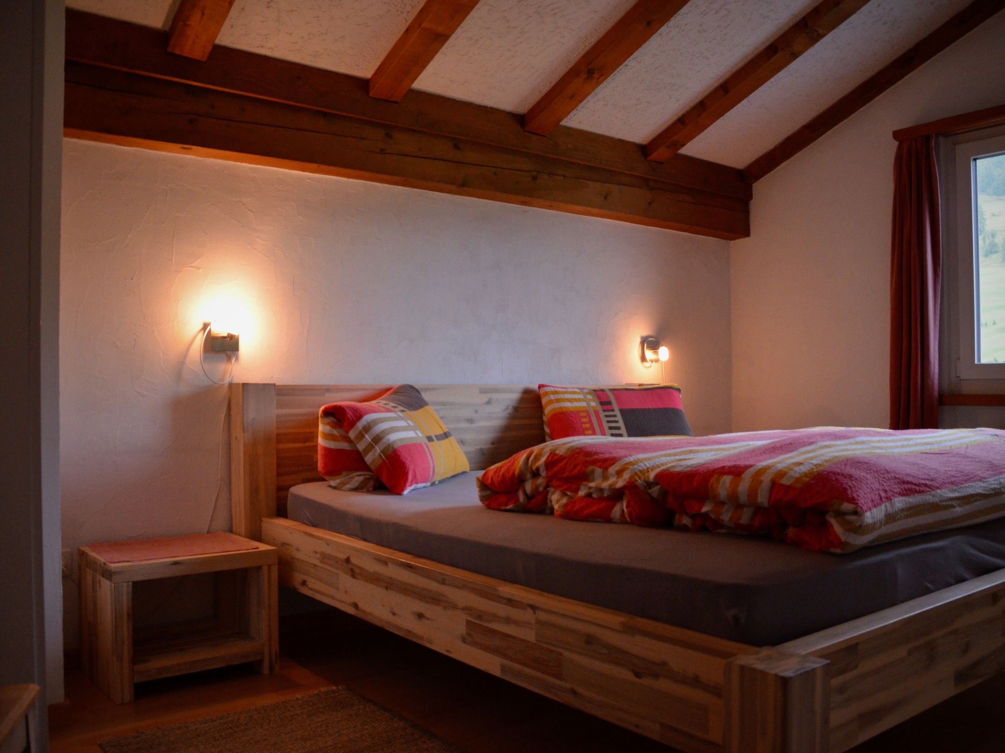 Appartement Bain Spinas, (Fuldera) – Chambre, photo 4 sur 11