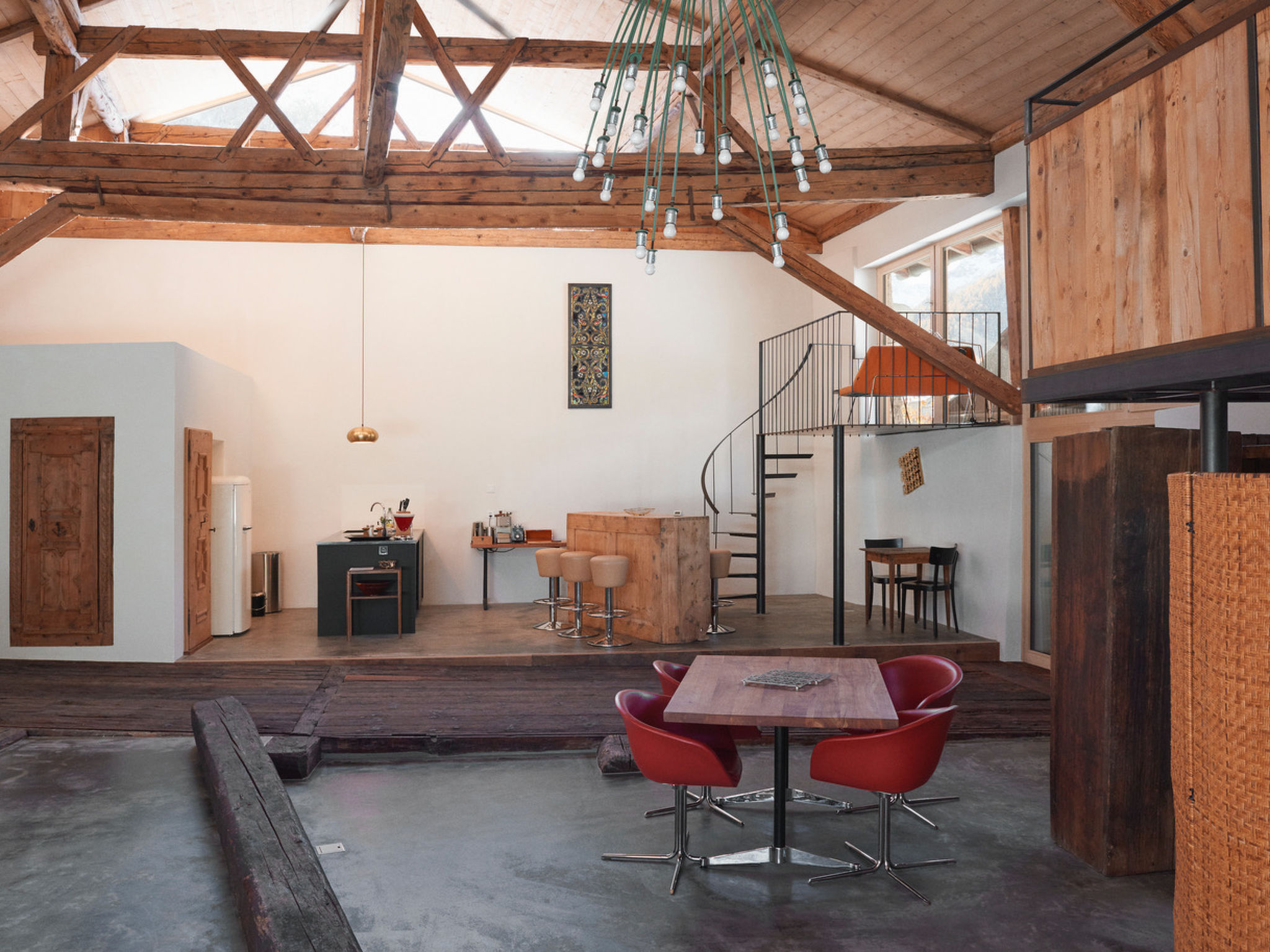 Stalla d'Immez, (Sta. Maria - Santa Maria Val Müstair). - Inside