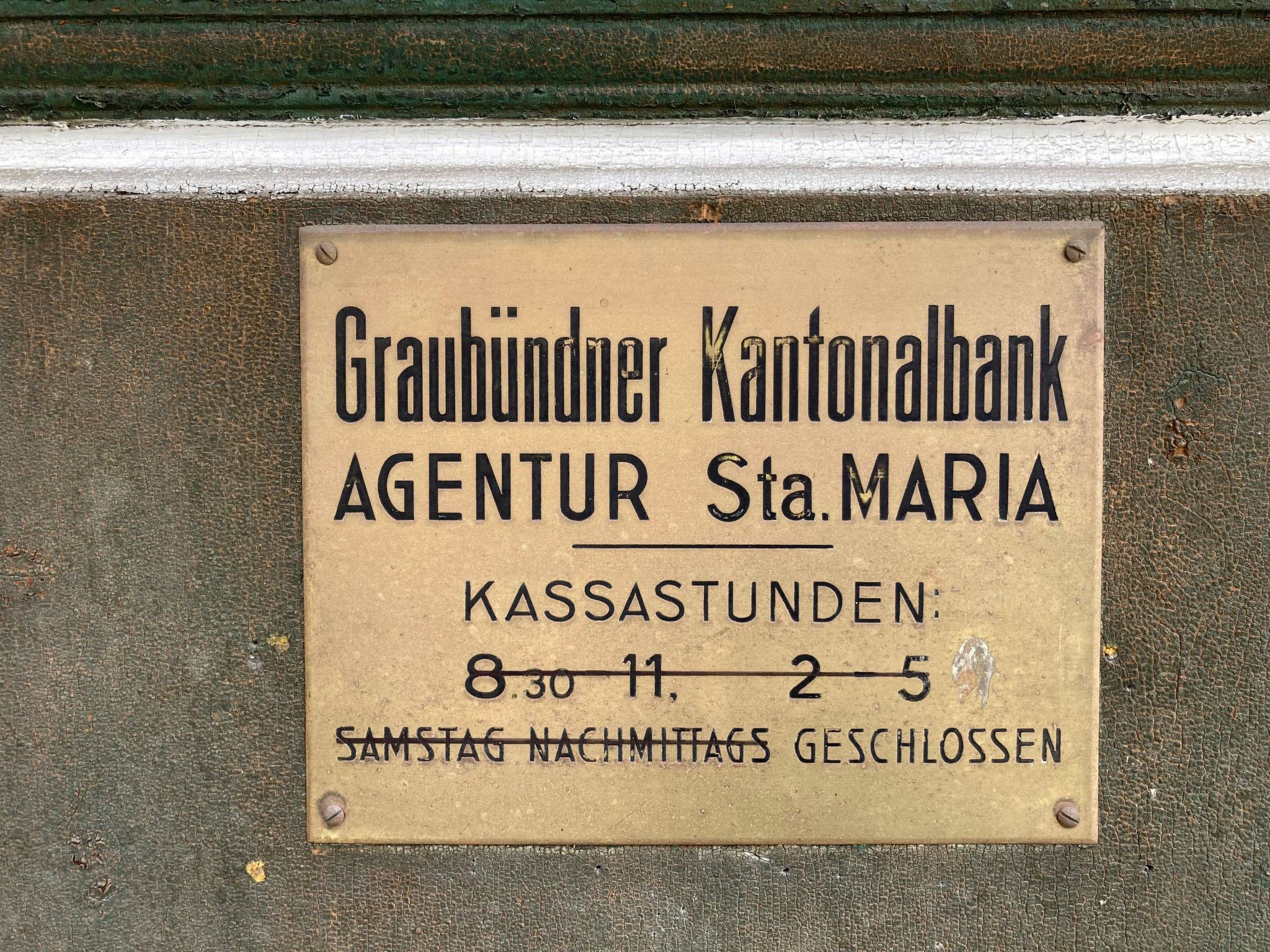 Banca Veglia, (Sta. Maria - Santa Maria Val Müstair) - Buiten