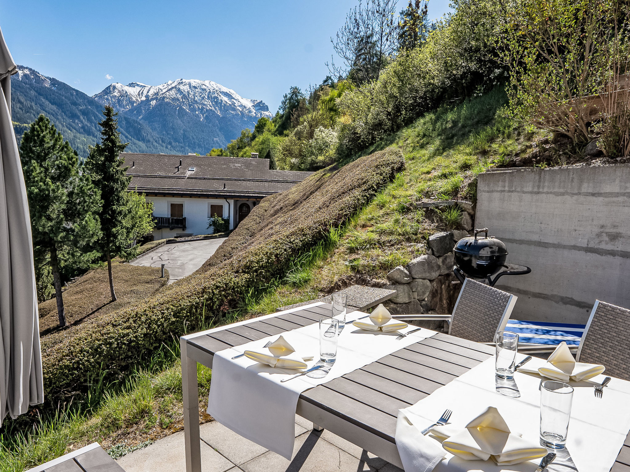 Ferienhaus Döss - Buiten