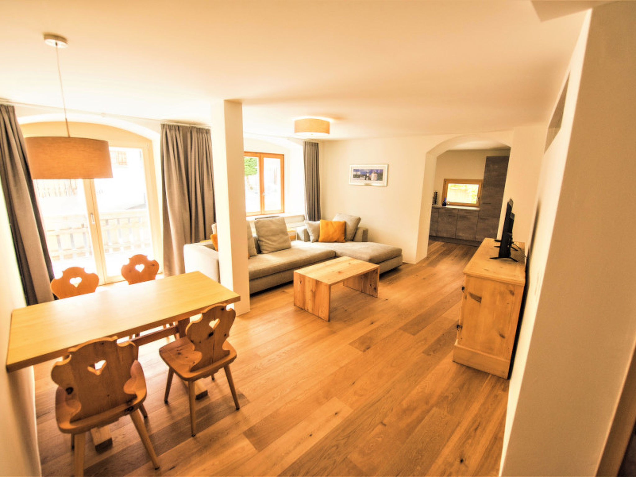 Appartements Münsterhof, (Müstair). - Drinnen