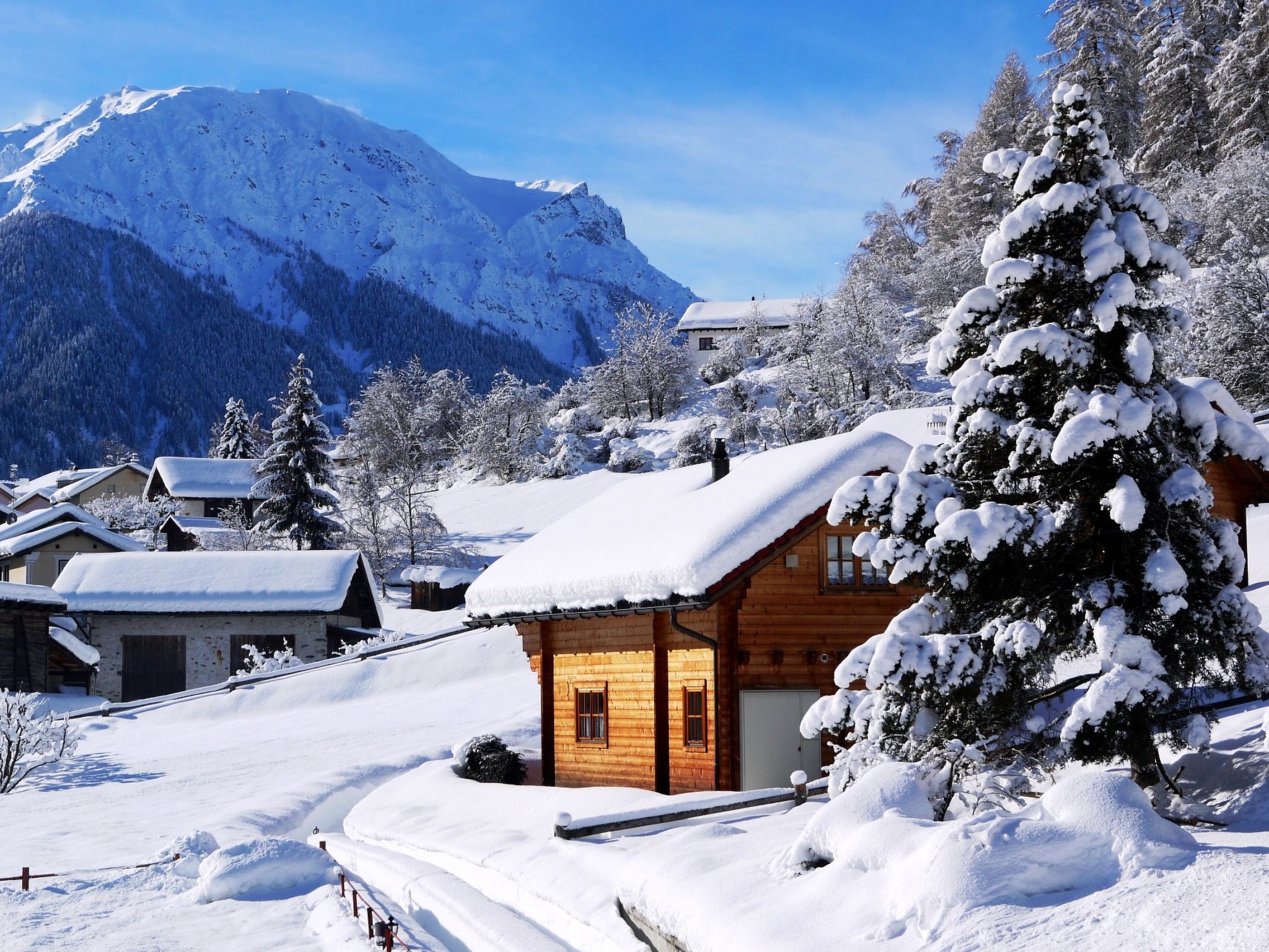 Ferienhaus Chalets Trafögl, (Müstair) - Buiten