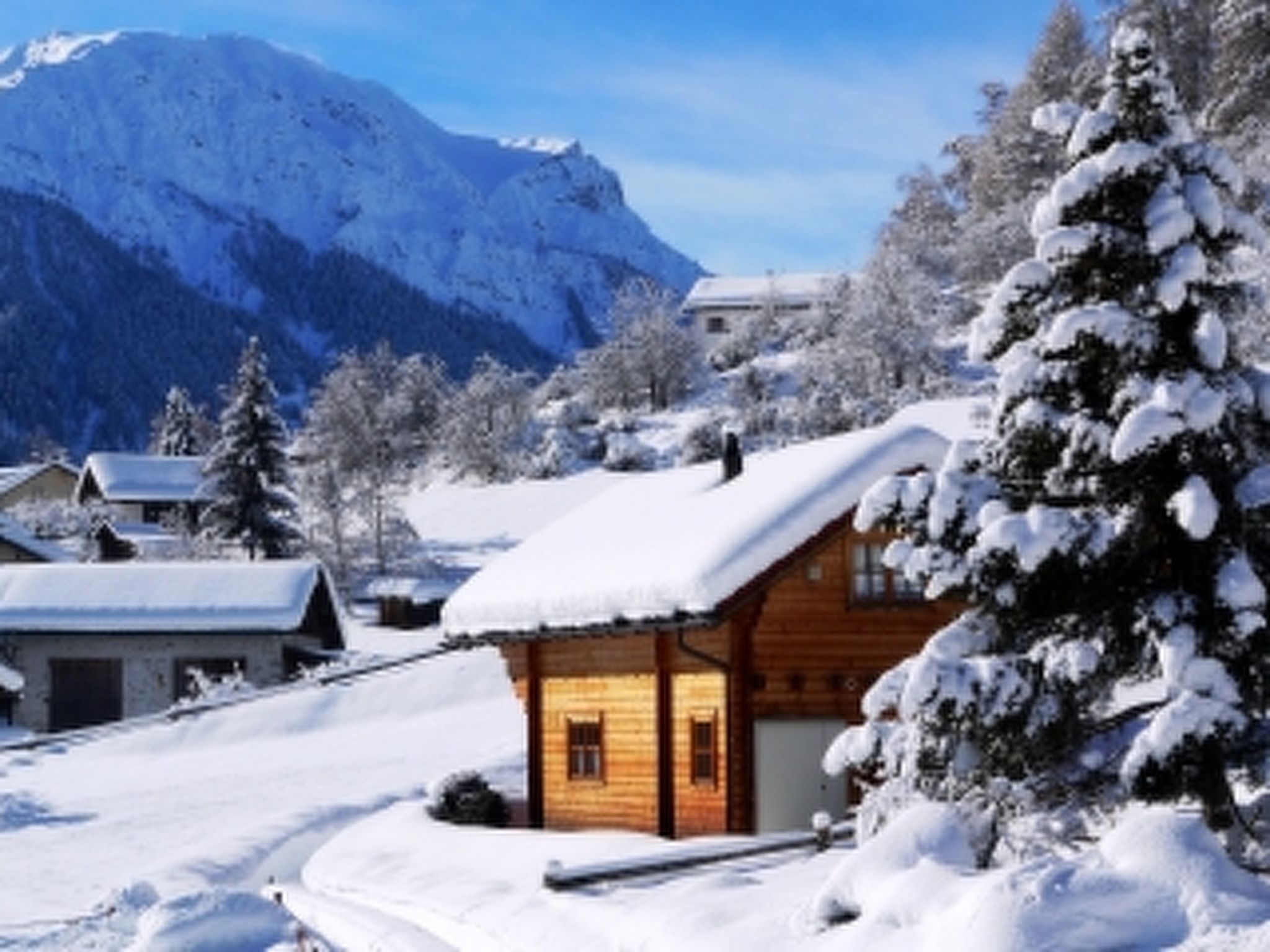 Chalets Trafögl, (Müstair). - Buiten