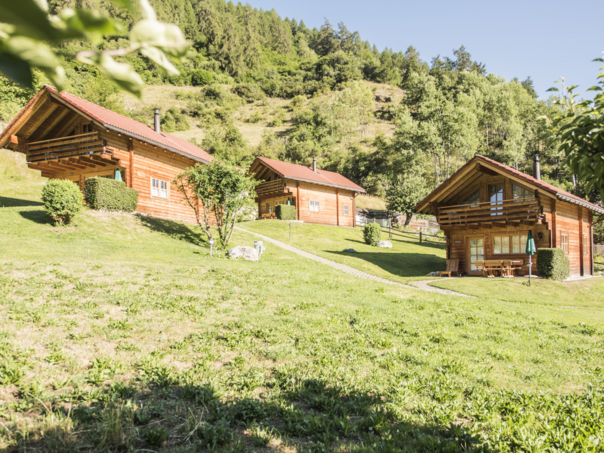 Ferienhaus Chalets Trafögl, (Müstair) - Draußen