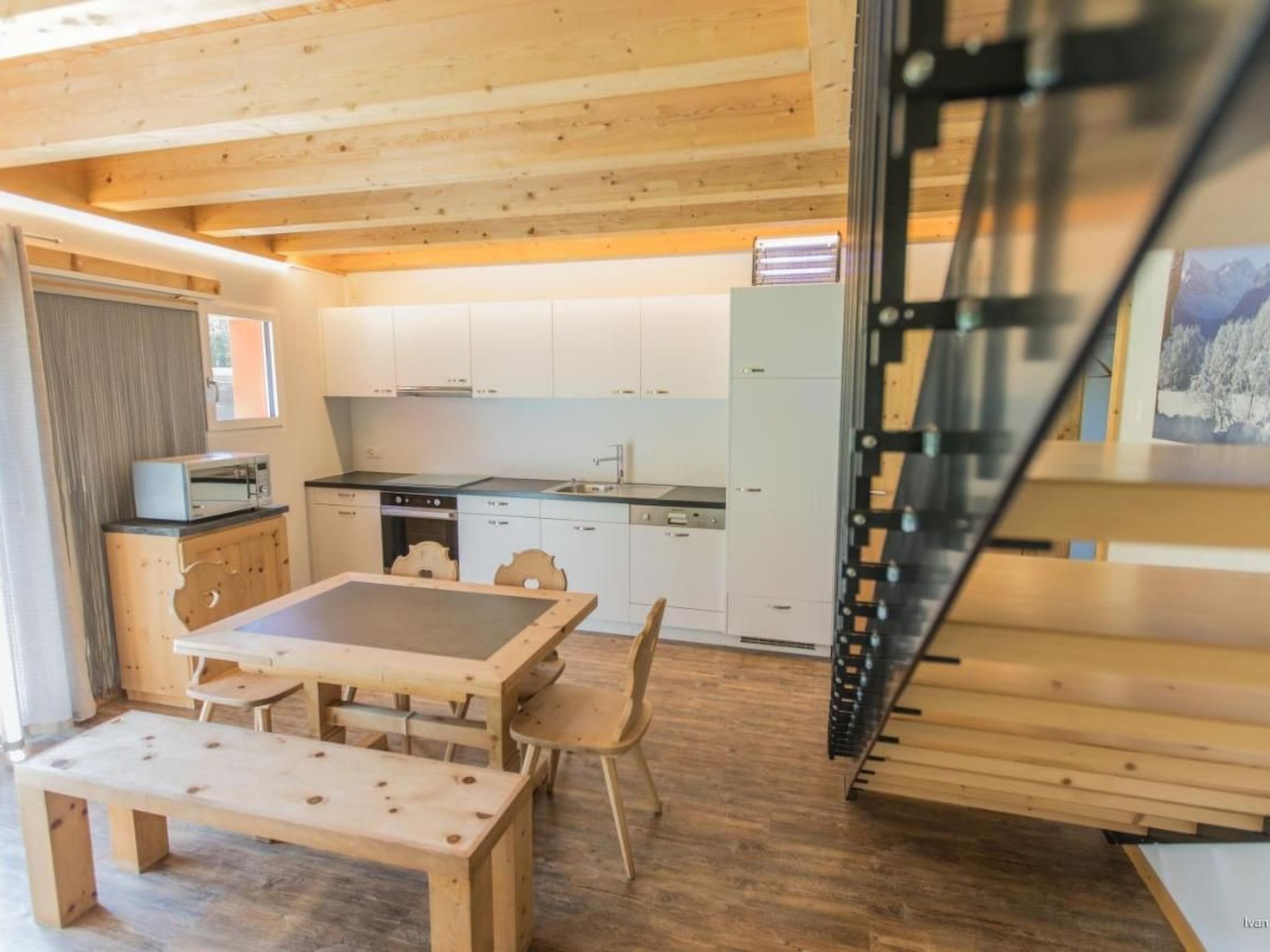 Appartement Agrotourismus Bauernhof Puntetta, (Müstair) – Cuisine et coin repas, photo 5 sur 17