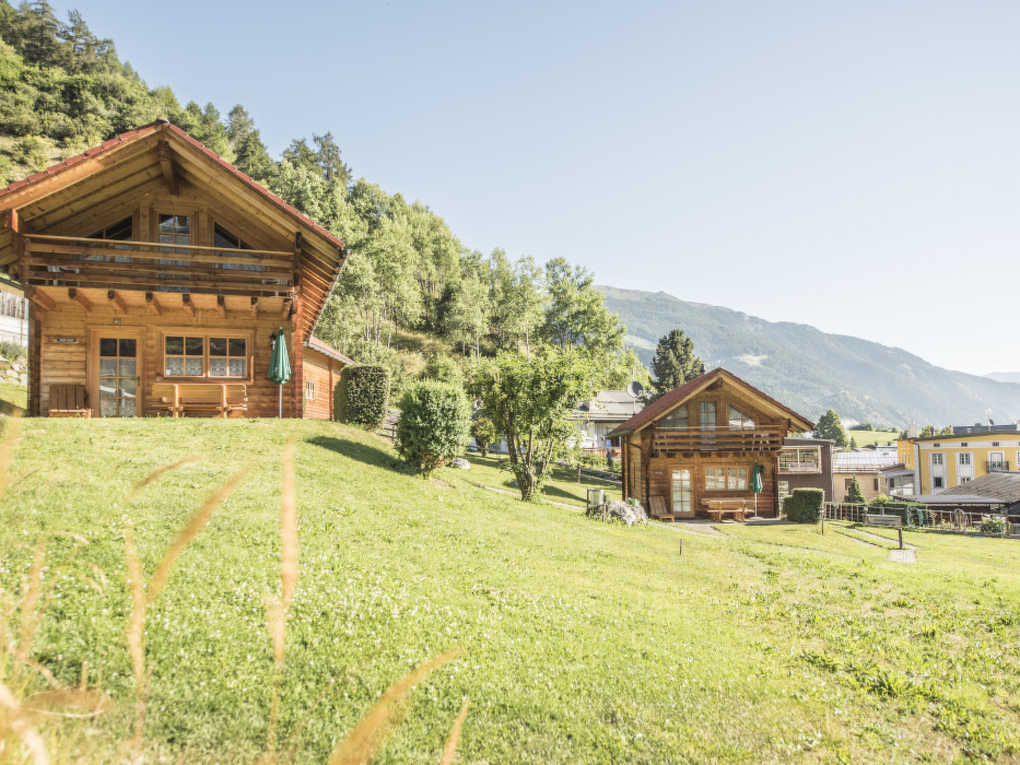 Ferienhaus Chalets Trafögl, (Müstair) - Draußen