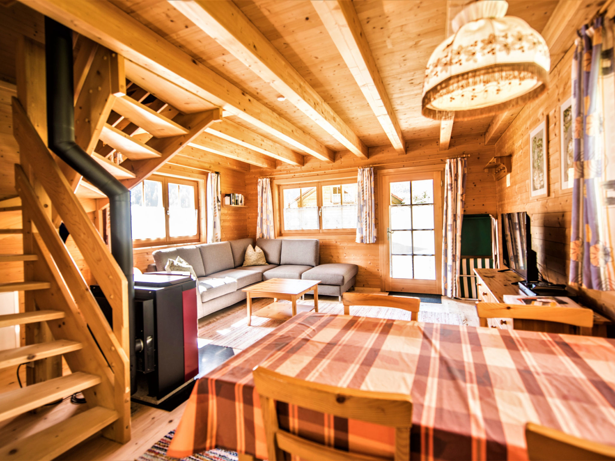 Ferienhaus Chalets Trafögl, (Müstair) - Draußen