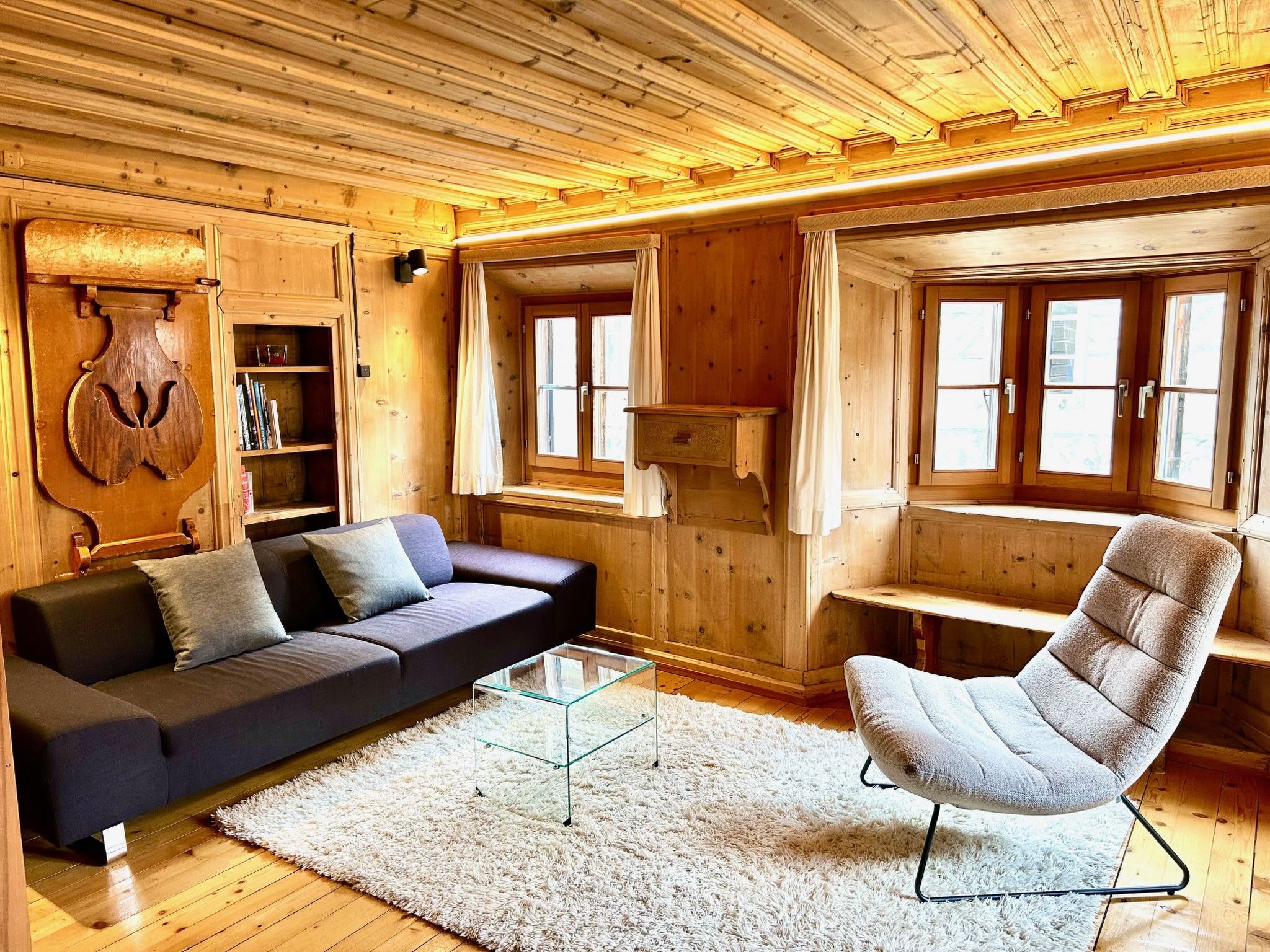 Chasa Stupan 1. Obergeschoss, (Ardez). - Binnen