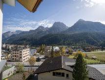 Zonnig appartement in Scuol met panoramisch uitzicht op de bergen - thumbnail 4