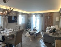 Chasa Tusa 1: Stijlvol appartement in Scuol, vlakbij centrum en skipiste - thumbnail 1