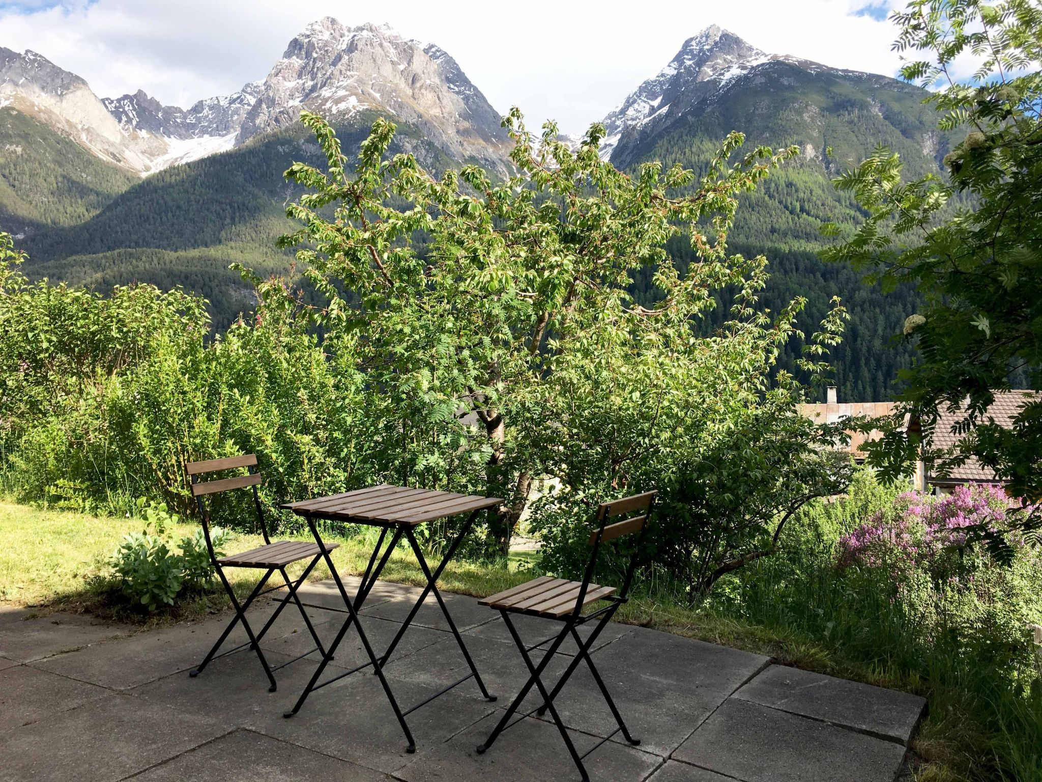 Appartement Ferienhaus Chasa Allegra, (Scuol) – Terrasse, photo 12 sur 32