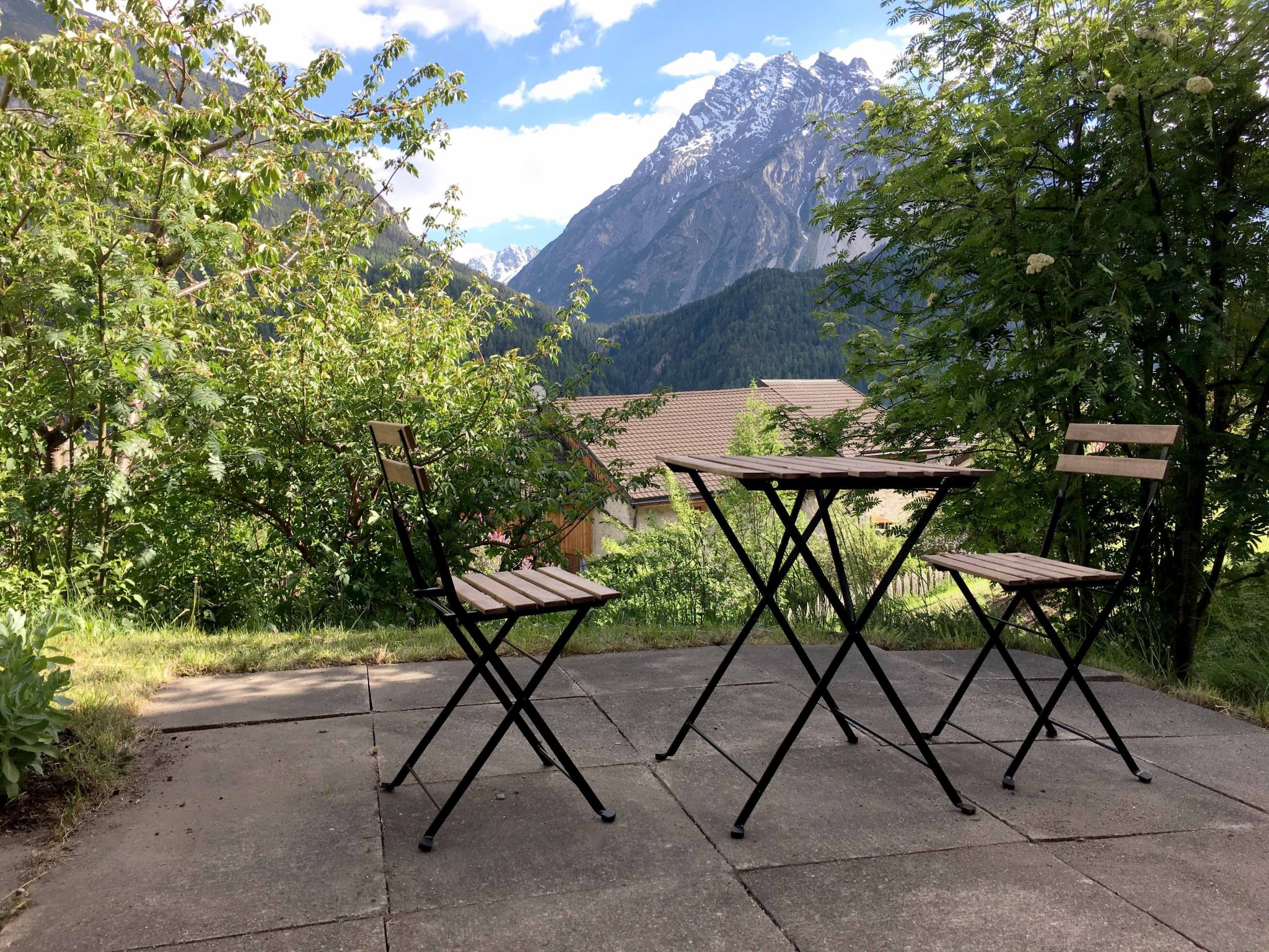 Appartement Ferienhaus Chasa Allegra, (Scuol) – Terrasse, photo 11 sur 32