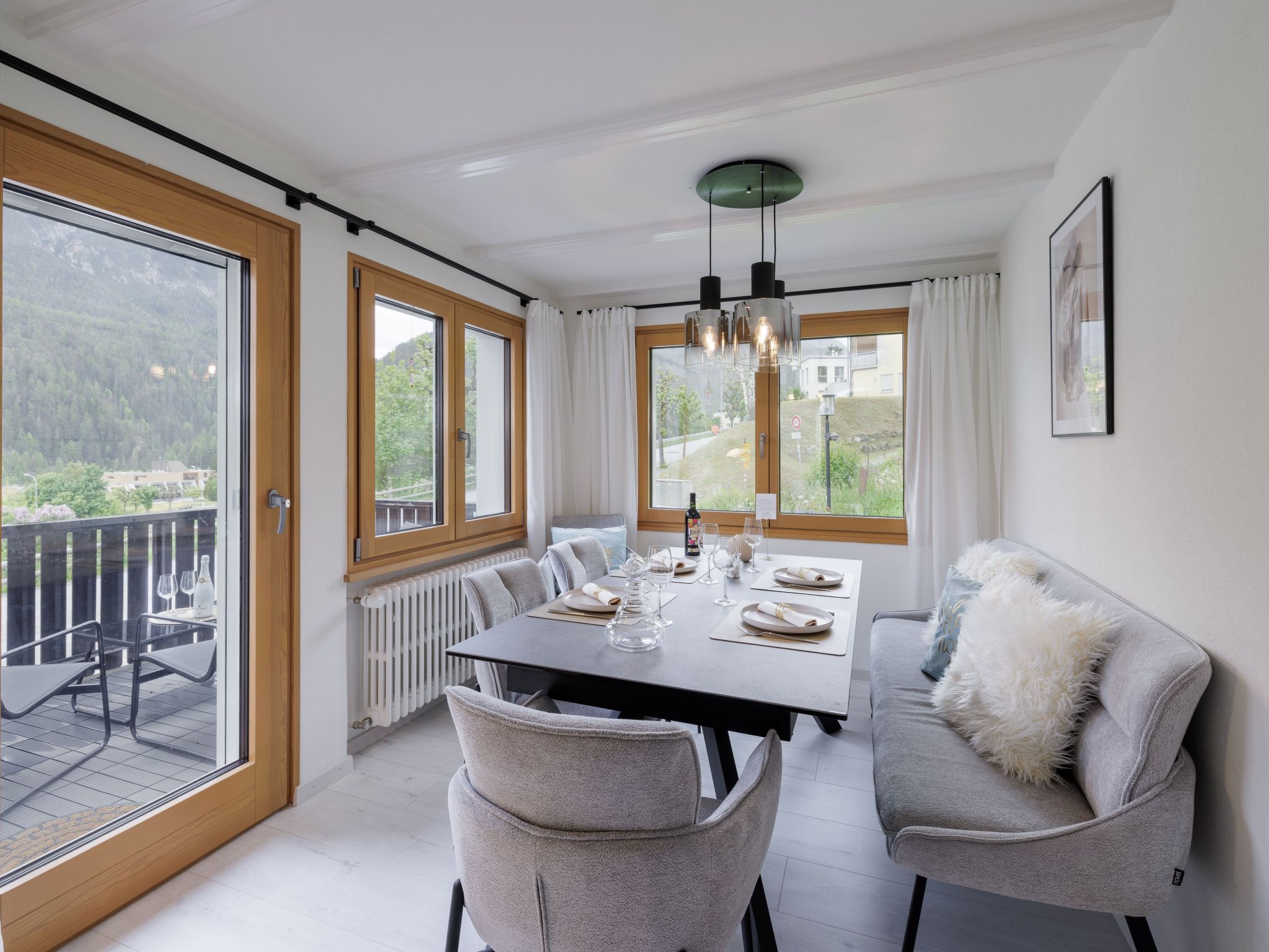 Appartement Haus Bergjuwel Aura, (Scuol) – Cuisine et coin repas, photo 24 sur 26