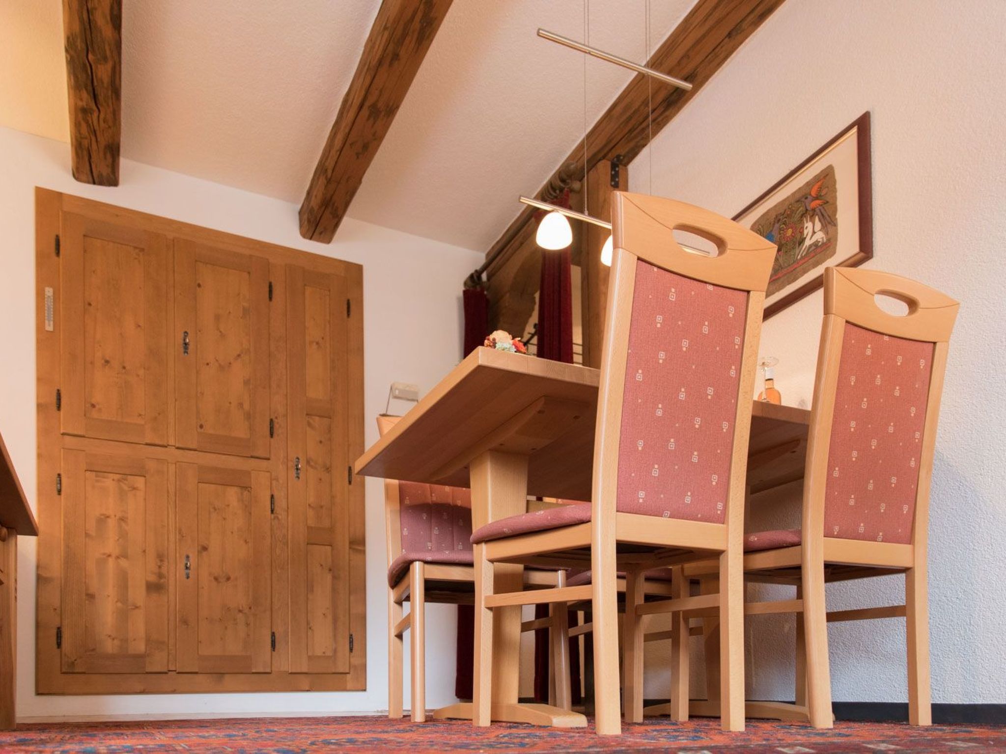 Appartement Ritzmann Funtanatscha, (Scuol) – Cuisine et coin repas, photo 10 sur 16