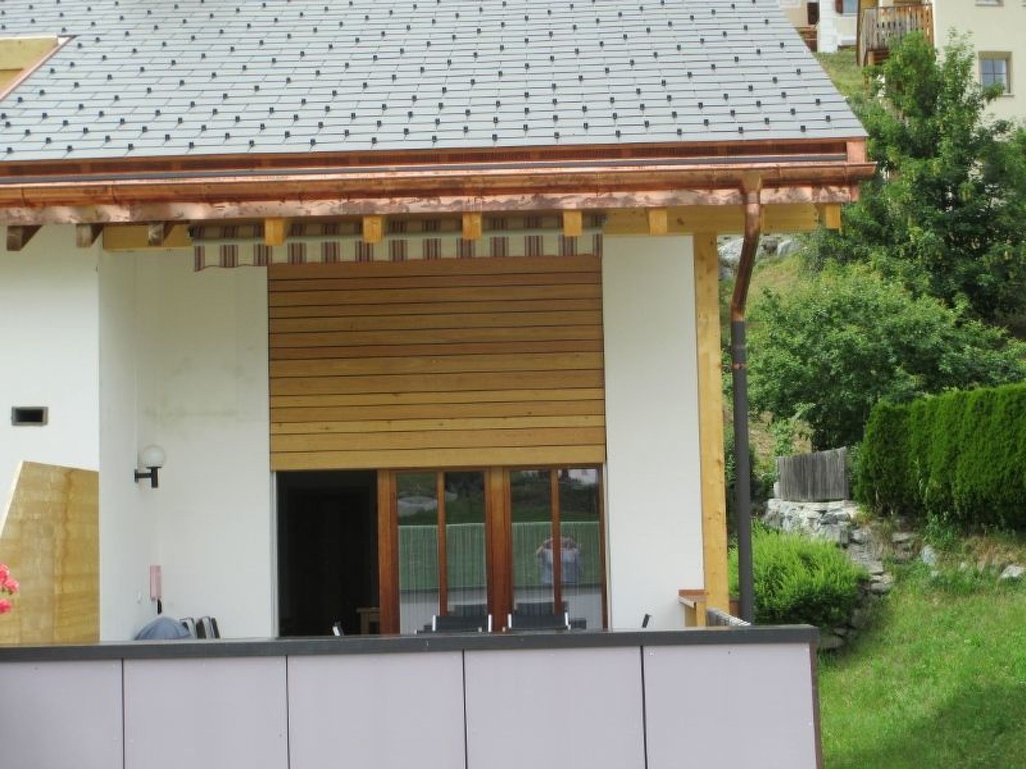 Appartement Chasa Cumulus/HP Ferienwohnung Sainas 139 A, (Ftan) – Terrasse, photo 19 sur 37