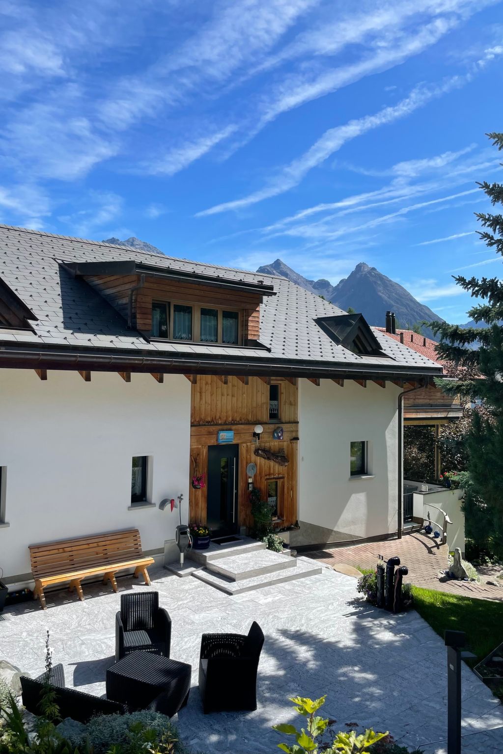 Appartement Chasa Cumulus/HP Ferienwohnung Sainas 139 A, (Ftan) – Extérieur, photo 17 sur 37