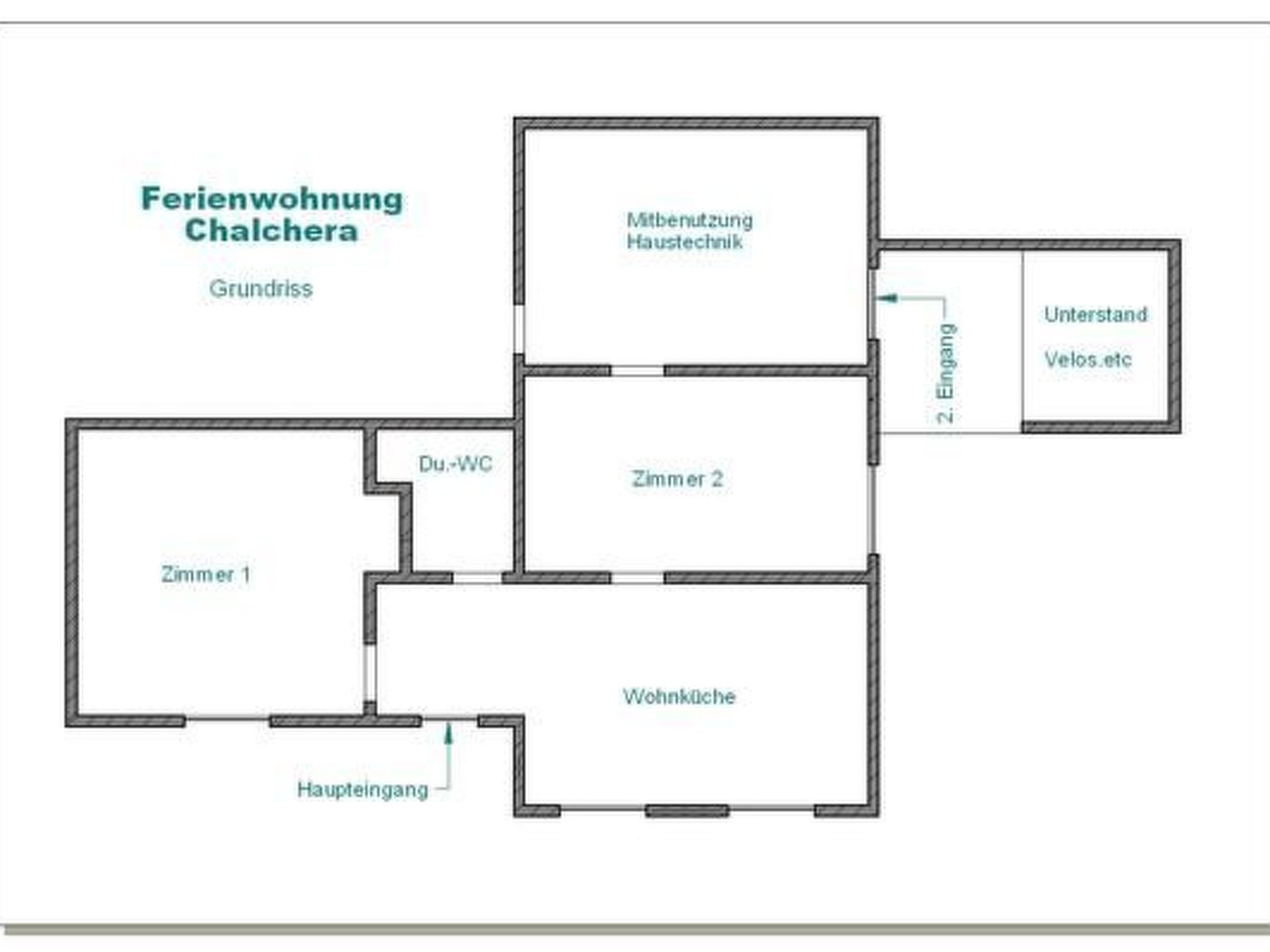 Appartement Chalchera, (Ftan) – Plan, photo 12 sur 12