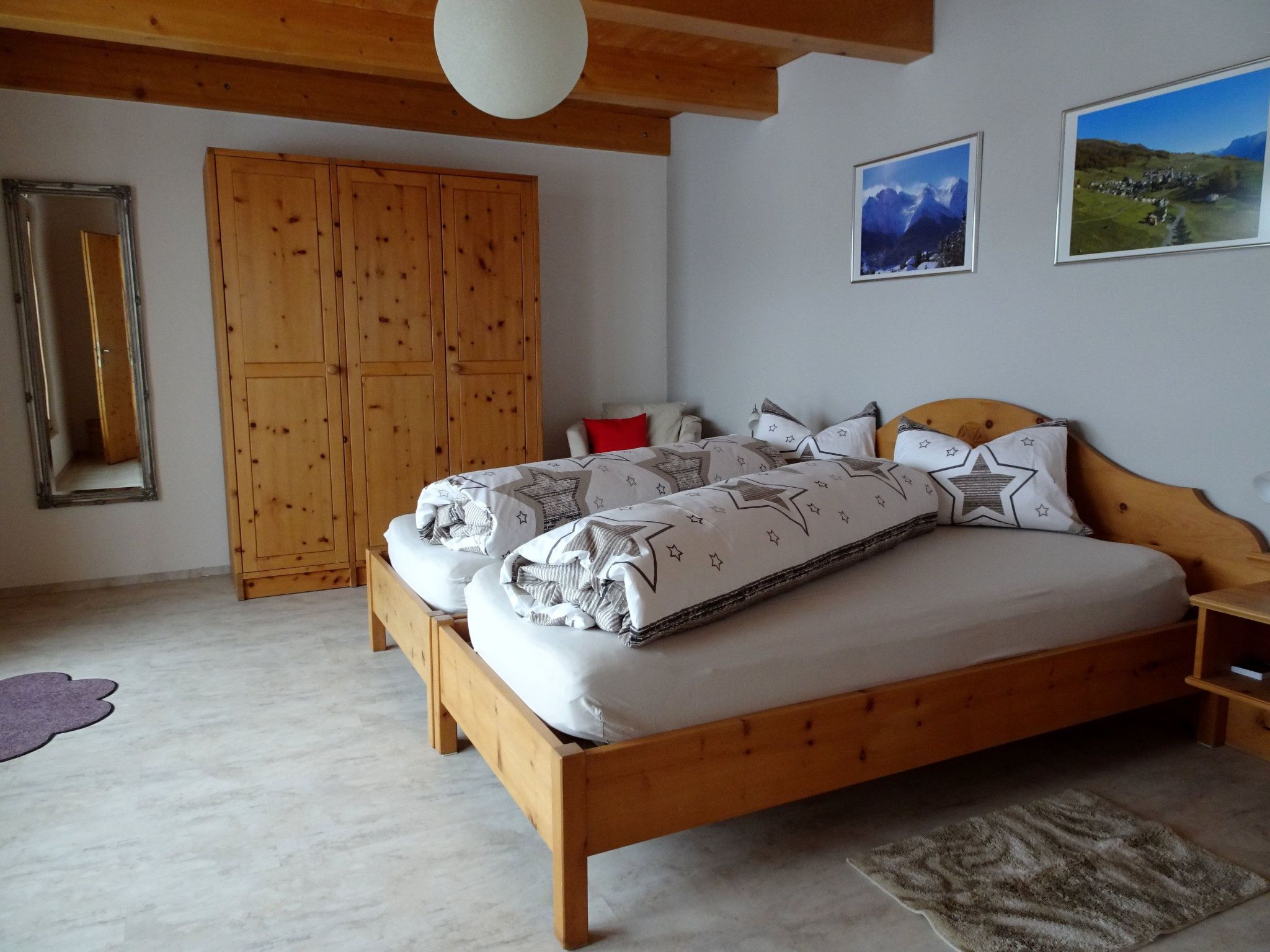 Appartement Chasa Fionas - Einfamilienhaus Fam. Pitsch, (Ftan) – Chambre, photo 12 sur 21