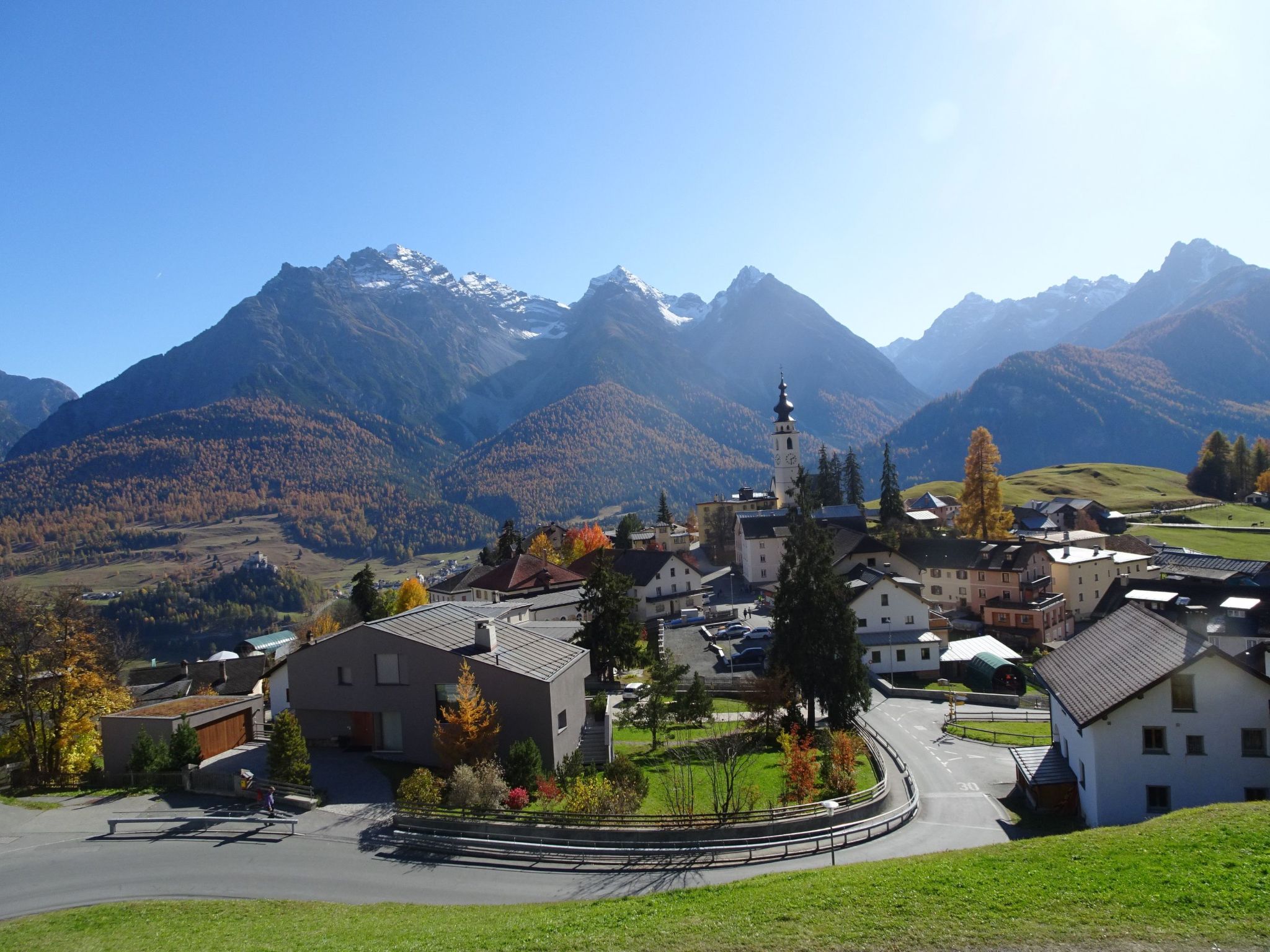 Appartement Chasa Fionas - Einfamilienhaus Fam. Pitsch, (Ftan) – Vue, photo 15 sur 21