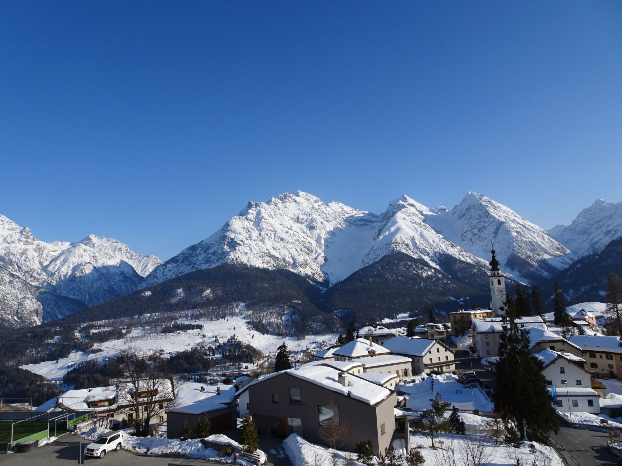 Appartement Chasa Fionas - Einfamilienhaus Fam. Pitsch, (Ftan) – Vue, photo 16 sur 21