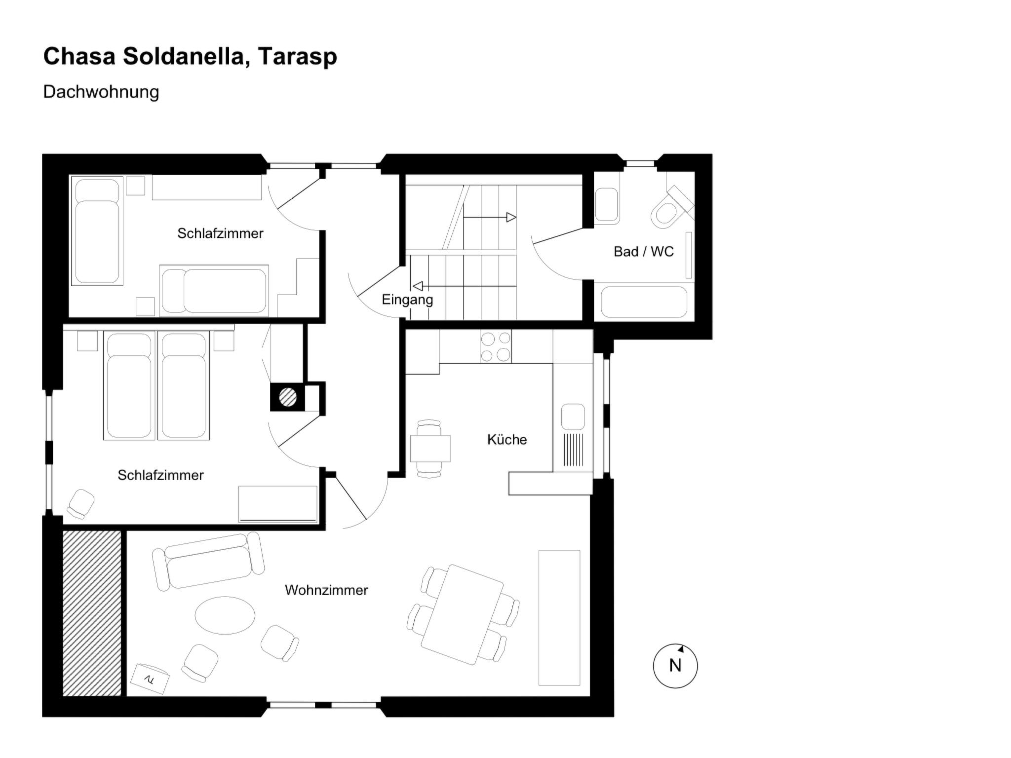 Chasa Soldanella, (Tarasp)