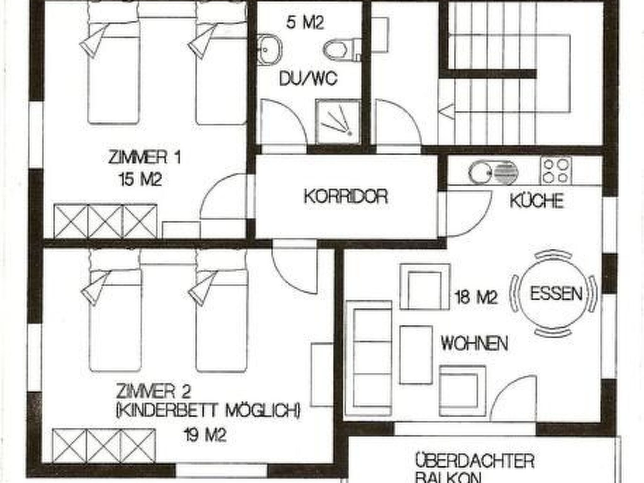 Appartement Forsthaus Falkenstein, (Tarasp) – Plan, photo 19 sur 19