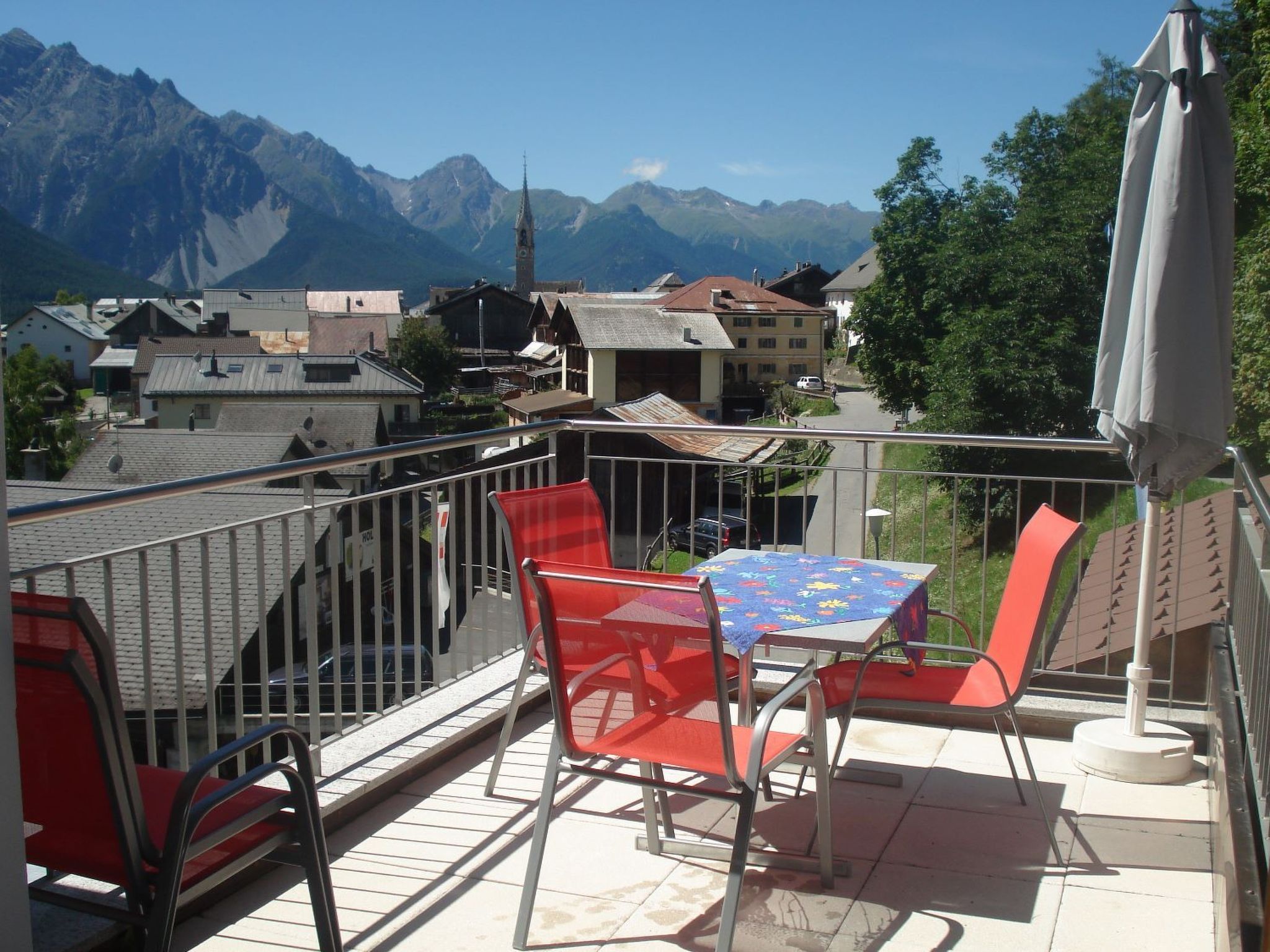 Appartement Ferienhof PUA - Erlebnisferien auf dem Bauernhof, (Sent) – Vue, photo 13 sur 23