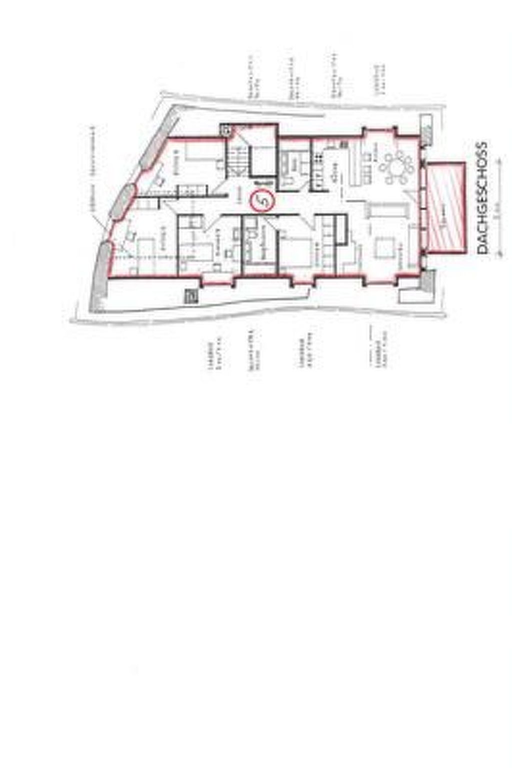 Appartement Dachwohnung Plazzetta 23, (Sent) – Plan, photo 15 sur 15