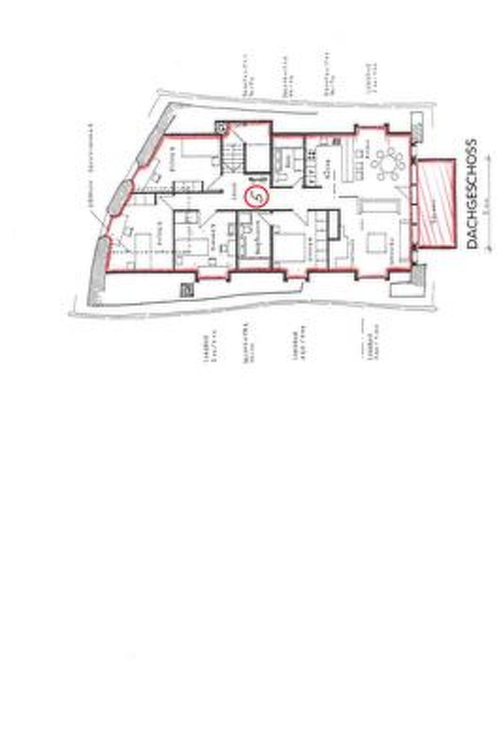Dachwohnung Plazzetta 23, (Sent). - Binnen