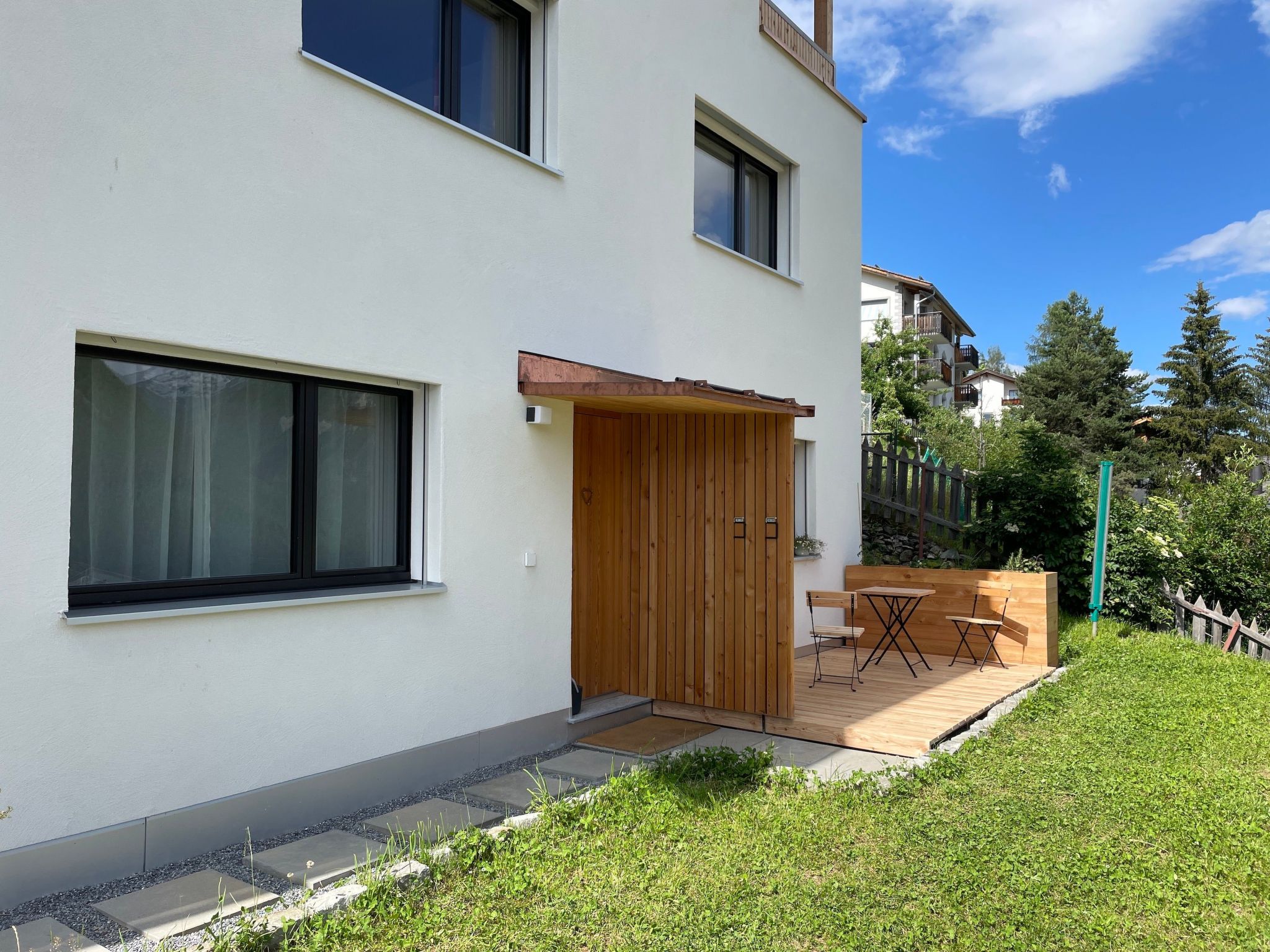 Appartement Chasa Curturella, (Sent) – Terrasse, photo 11 sur 19
