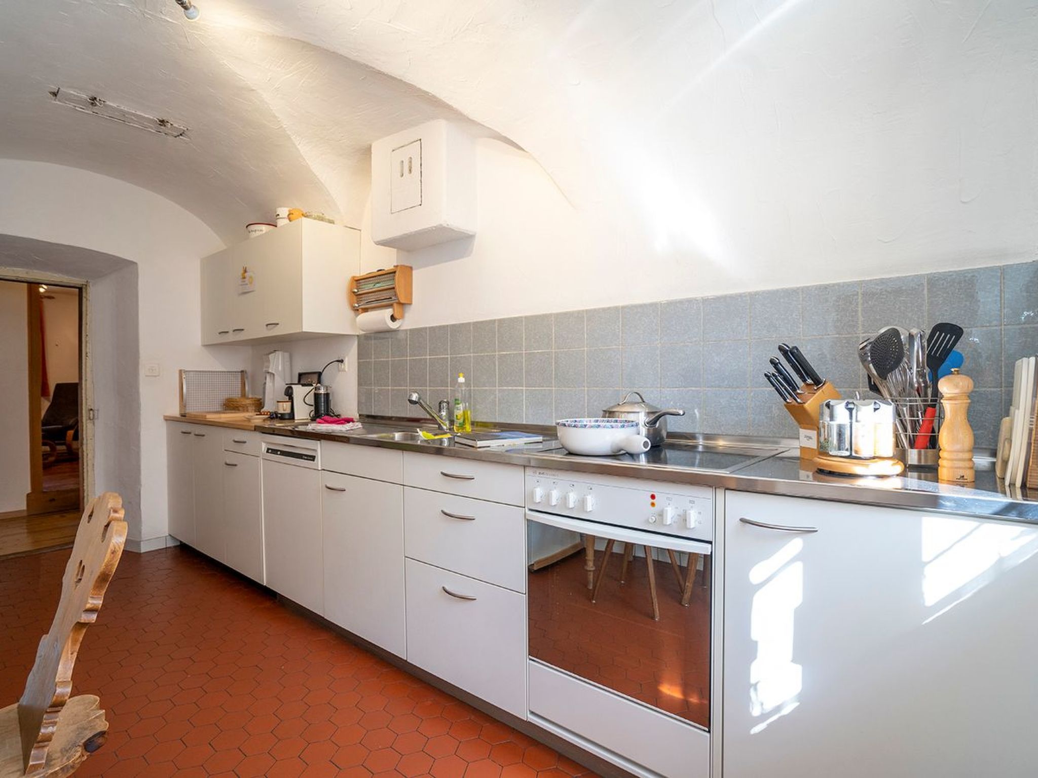 Appartement Ferienwohnungen Chasa Werro, (Sent) – Cuisine et coin repas, photo 40 sur 50