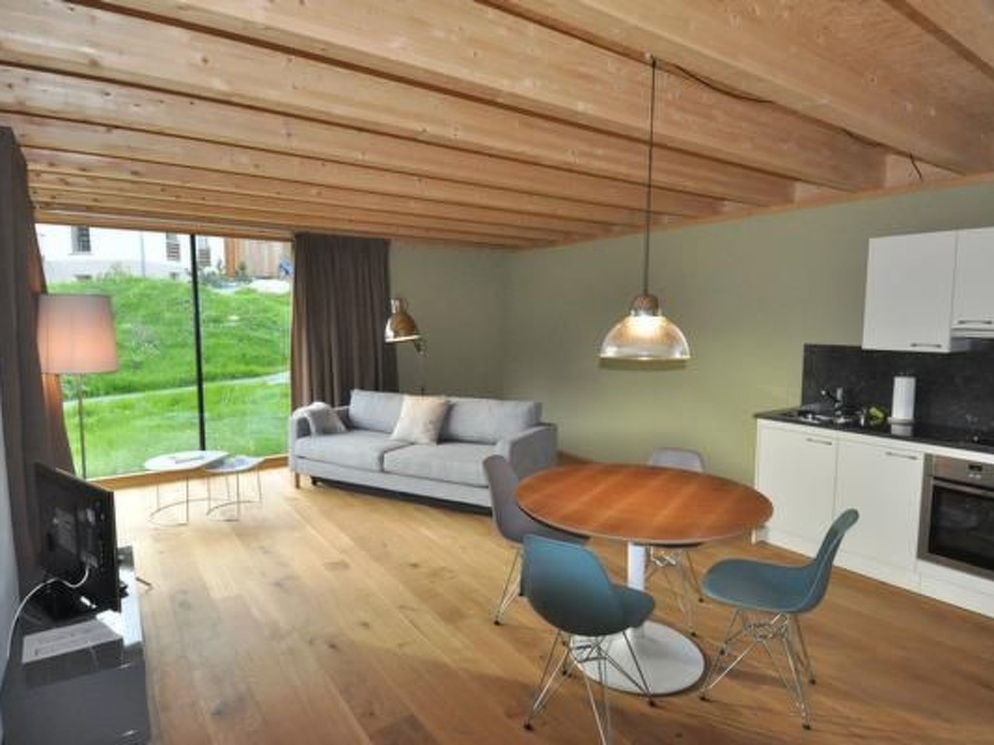 Appartement Chasa Paoletta, (Ramosch) – Cuisine et coin repas, photo 6 sur 14