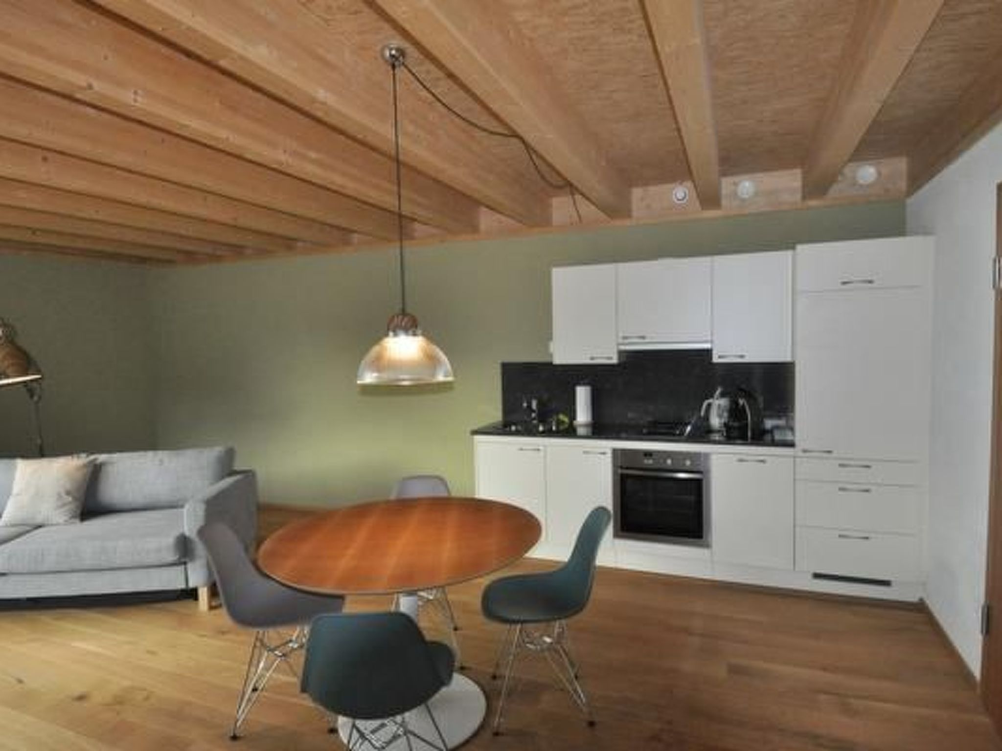Appartement Chasa Paoletta, (Ramosch) – Cuisine et coin repas, photo 7 sur 14