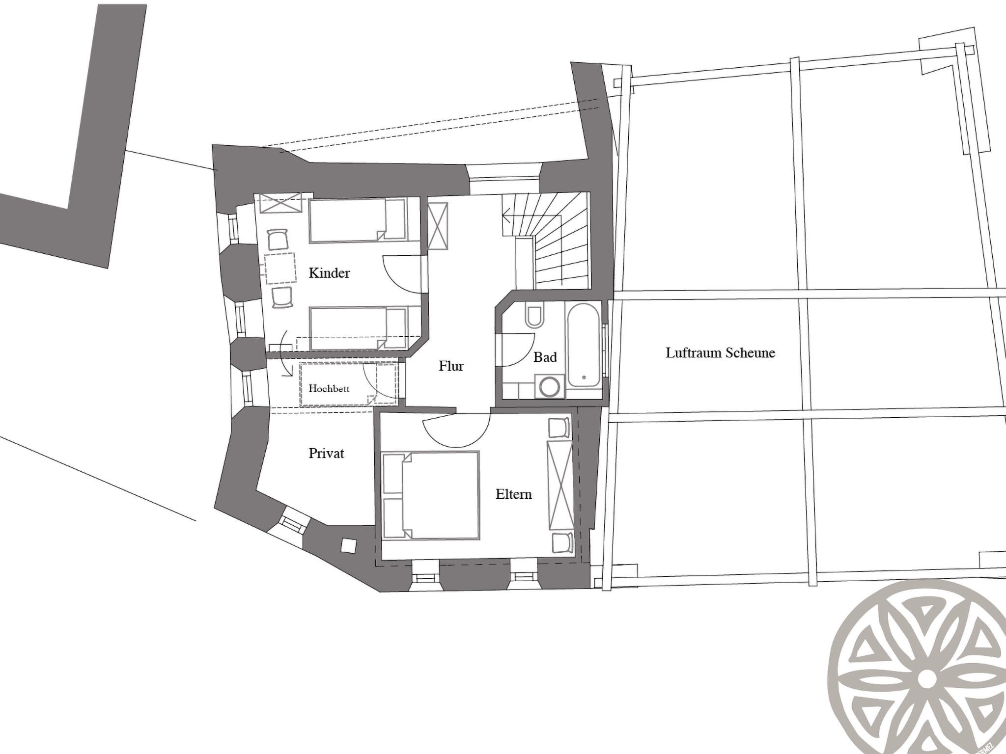 Permez, (Vnà). - Binnen