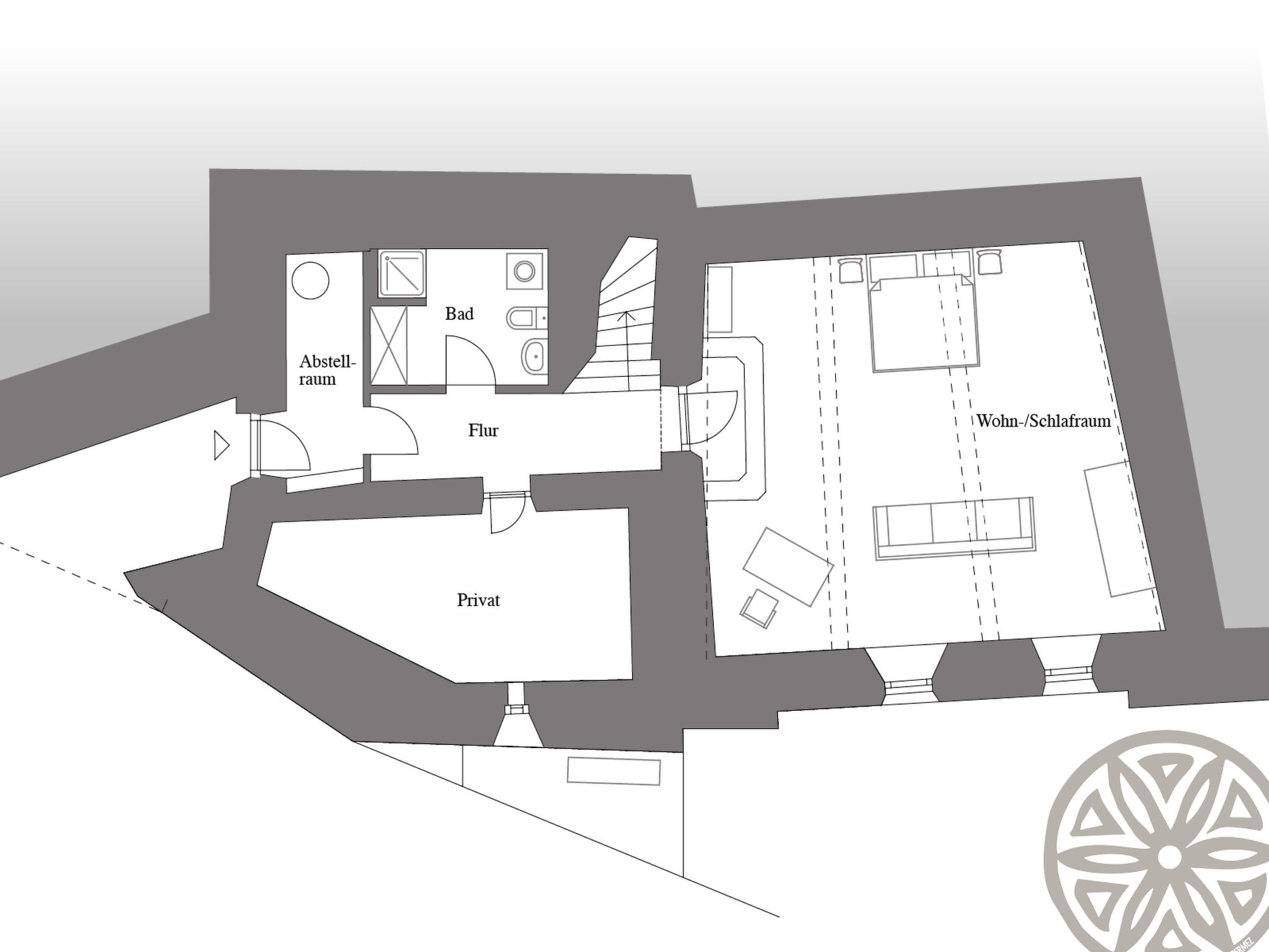 Permez, (Vnà). - Binnen