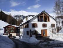 Somvi 56: Authentiek bergverblijf in Tschlin, Engadin voor 6 personen - thumbnail 2