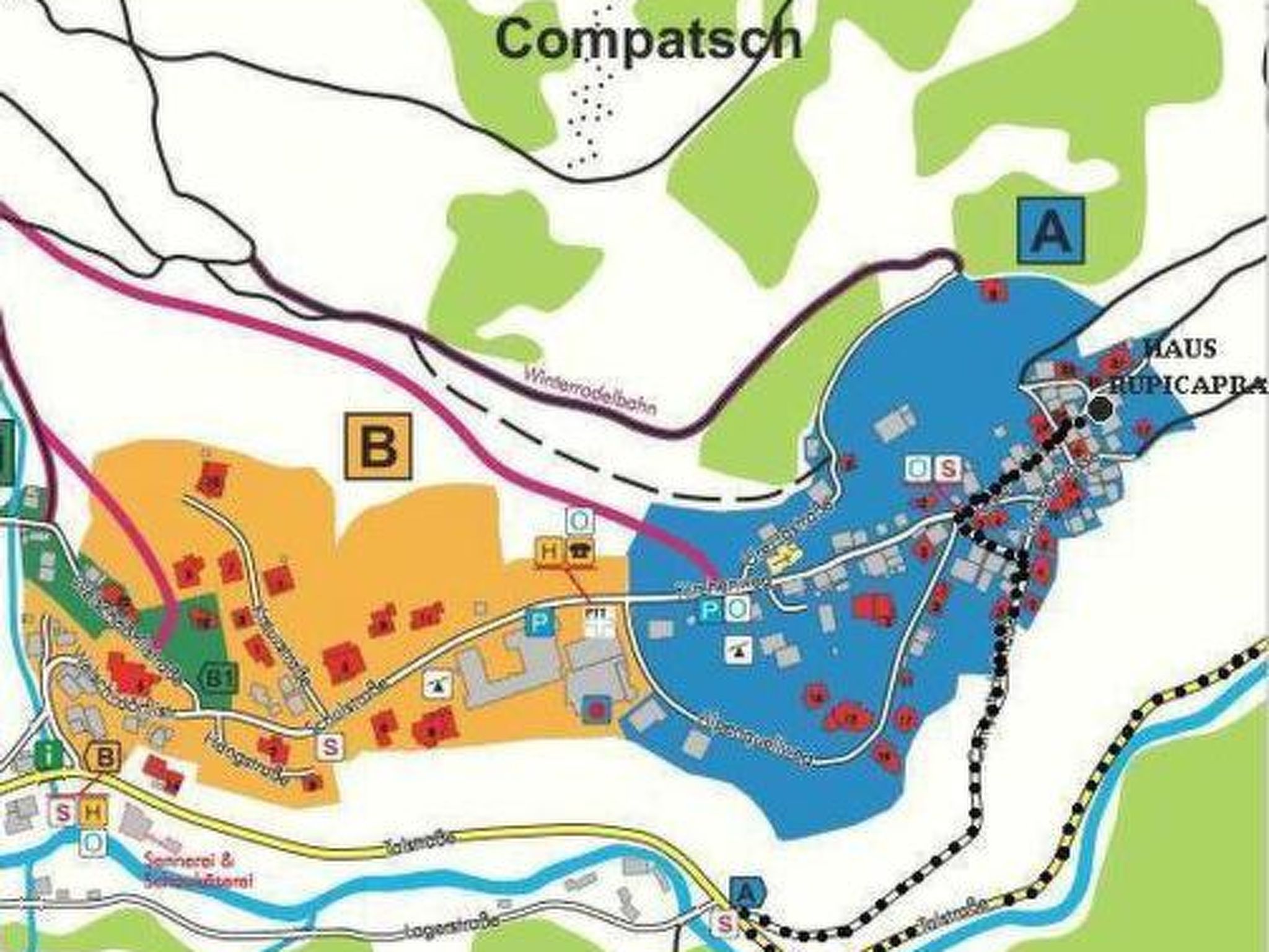 Haus Rupicapra, (Samnaun-Compatsch). - Buiten