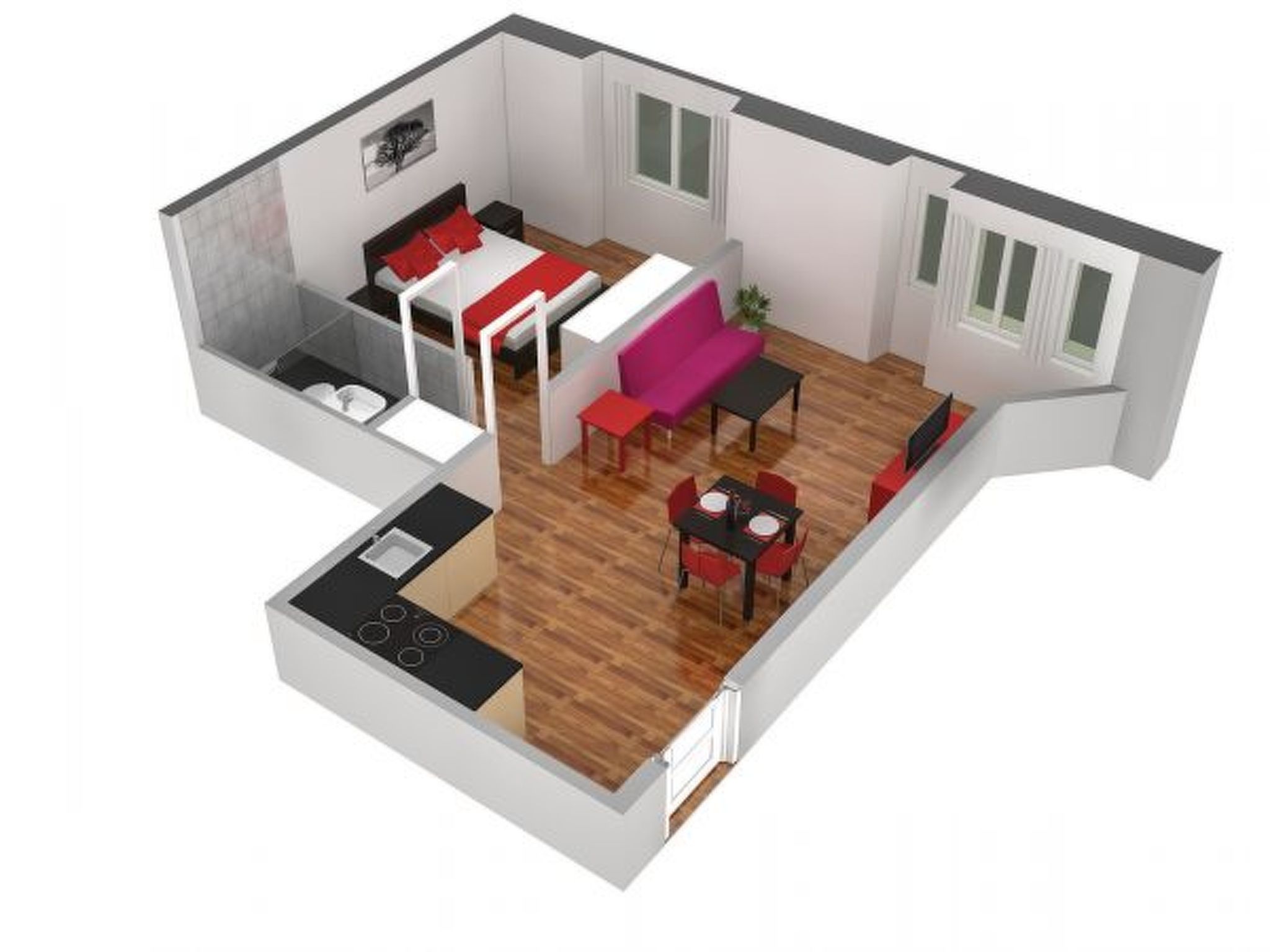 ZH Blueberry - Oerlikon HITrental Apartment - Image 3